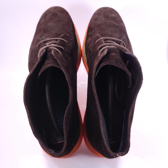 Cole Haan LunarGrand Casual Lace Up Shoe Mens Size 11.5 C11187 Brown Orange - Picture 3 of 8